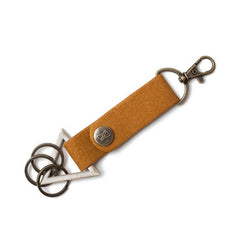 TRIANGLE KEY CHAIN Camel/Gold